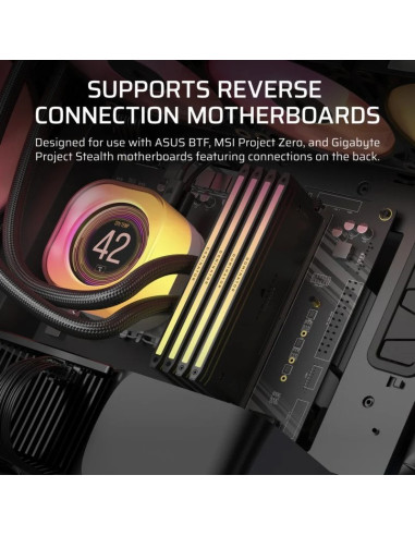 CAJA ORDENADOR GAMING CORSAIR 5000T CRISTAL TEMPLADO BLACK