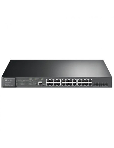 SWITCH TP-LINK 24 PUERTOS GIGABIT POE+ 4 PUERTOS 10GE SFP+ L2+