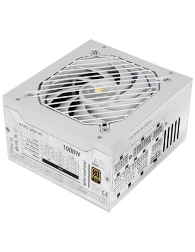 FUENTE DE ALIMENTACION MARS GAMING MBP 1000W 80+ GOLD MODULAR WHITE