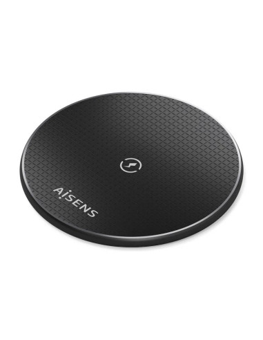 BASE DE CARGA AISENS WIRELESS SMARTPHONE 15W BLACK