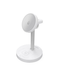 BASE CARGADOR AISENS SMARTPHONE/APPLE WATCH/AURICULARES WIRELESS QI2 15W USB-C WHITE
