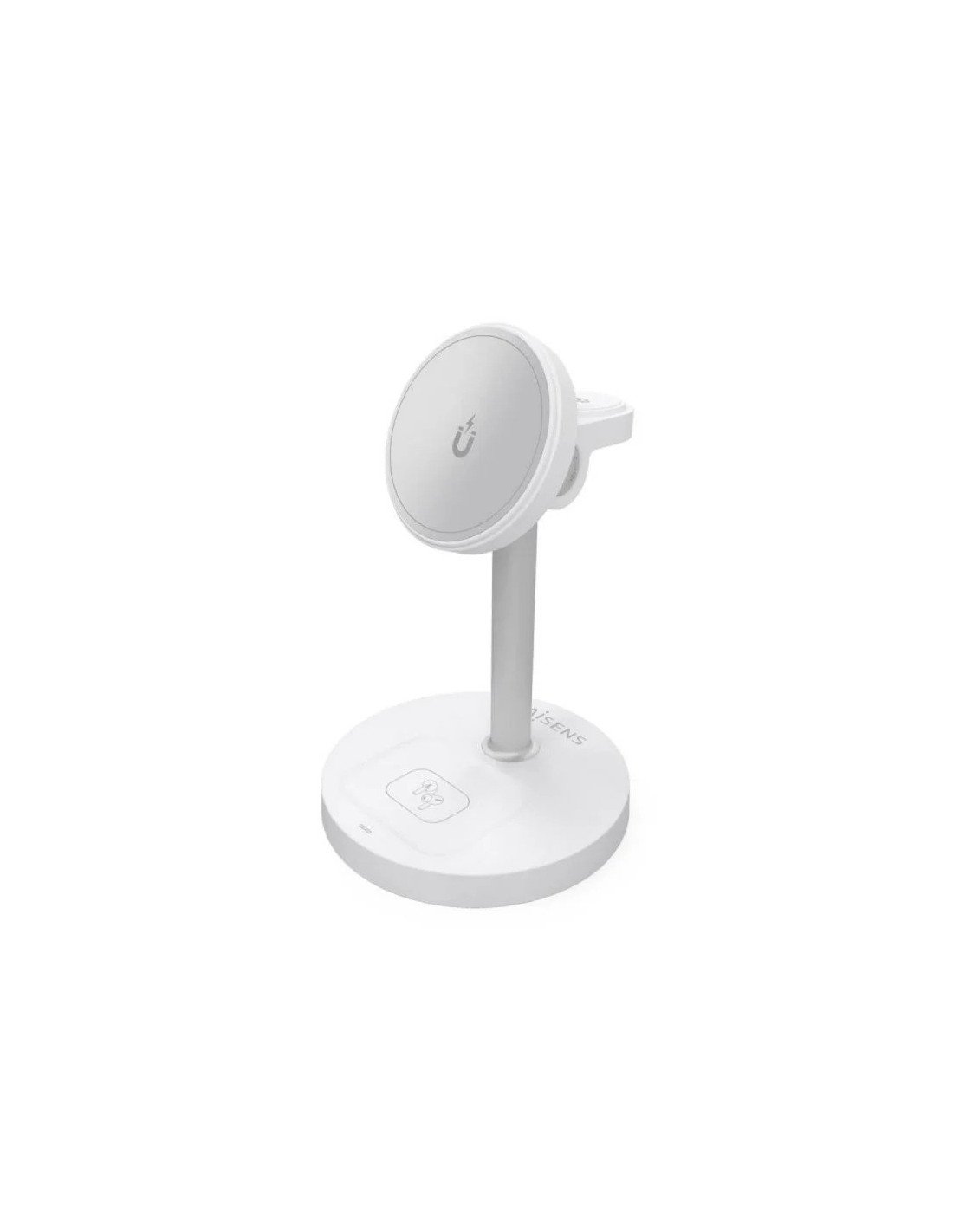 BASE CARGADOR AISENS SMARTPHONE/APPLE WATCH/AURICULARES WIRELESS QI2 15W USB-C WHITE
