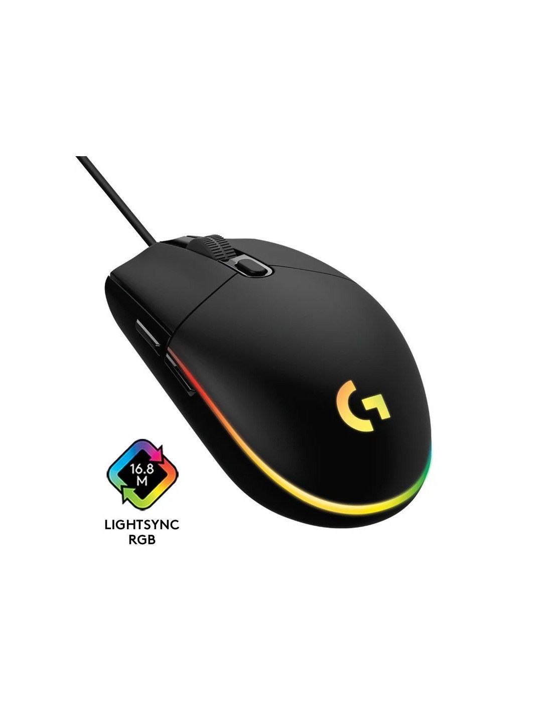 RATON LOGITECH G102 LIGHTSYNC RGB USB BLACK