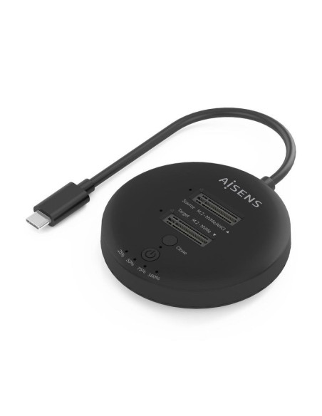 DOCK STATION CLONE AISENS X2 M2 NVME USB-C 3.2 BLACK