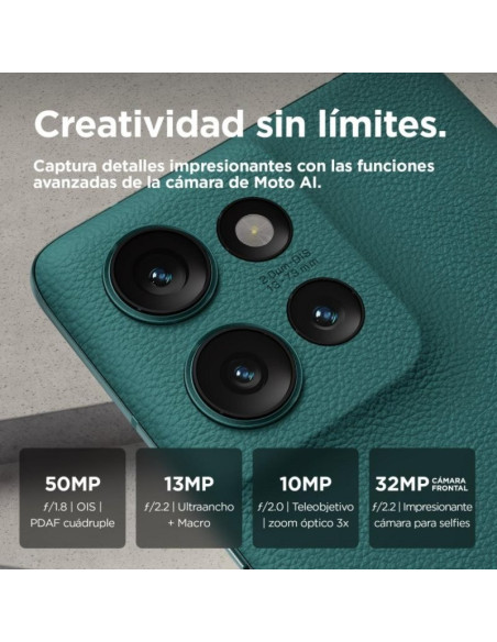 SMARTPHONE MOTOROLA EDGE 50 6.67 12GB/512GB/50MP/5G GREEN