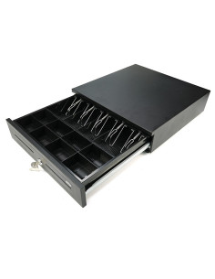 CAJON PORTAMONEDAS AVPOS U285 41CM ACERO ALTA RESISTENCIA BANDEJA EXTRAIBLE 2