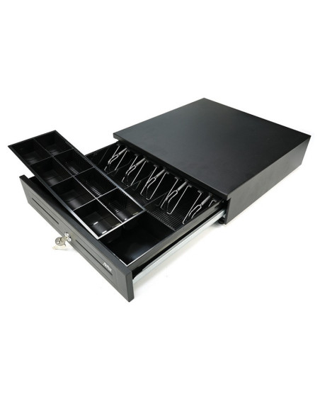 CAJON PORTAMONEDAS AVPOS U285 41CM ACERO ALTA RESISTENCIA BANDEJA EXTRAIBLE