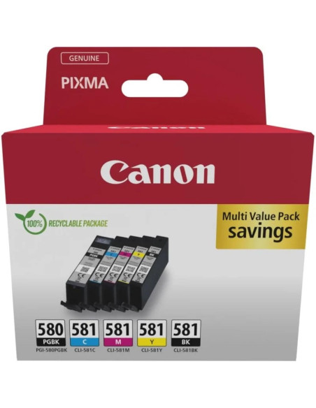 TINTA CANON MULTIPACK 4 COLORES PGI-580/CLI-581