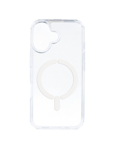 FUNDA PARA IPHONE 16 PLUS TRANSPARENTE MAGSAFE