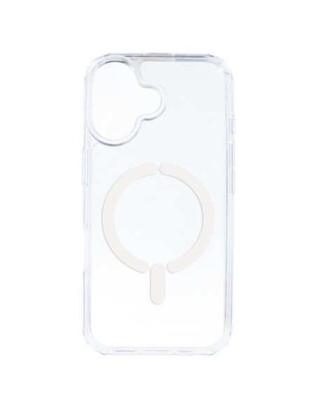 FUNDA PARA IPHONE 16 PLUS TRANSPARENTE MAGSAFE