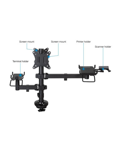 SOPORTE DE MESA AVPOS 4-1 PARA TPV/MONITOR/IMPRESORA/DATAFONO