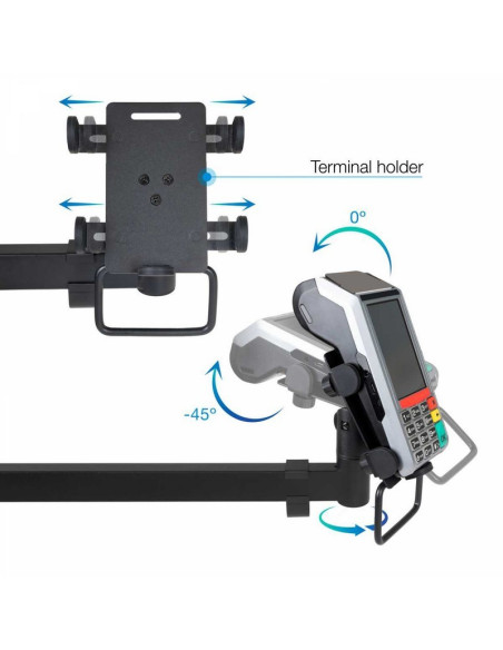SOPORTE DE MESA AVPOS 4-1 PARA TPV/MONITOR/IMPRESORA/DATAFONO