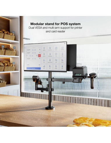 SOPORTE DE MESA AVPOS 4-1 PARA TPV/MONITOR/IMPRESORA/DATAFONO