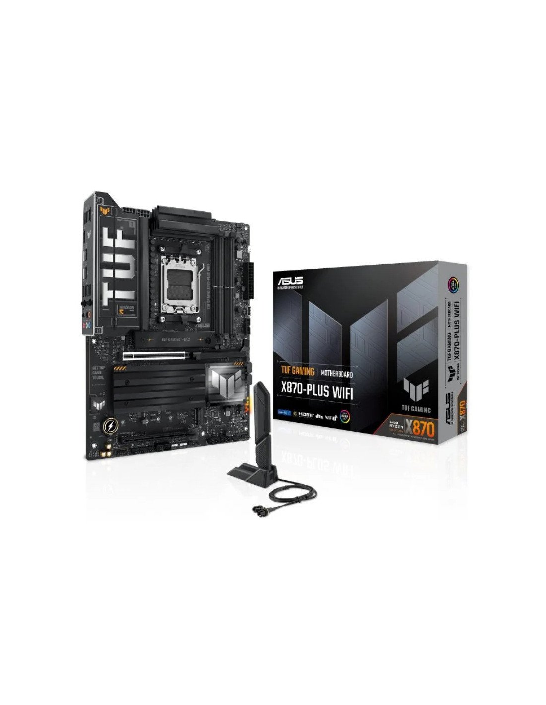 PLACA BASE ASUS TUF GAMING X870-PLUS WIFI ATX AM5 4XDDR5 USB-C HDMI