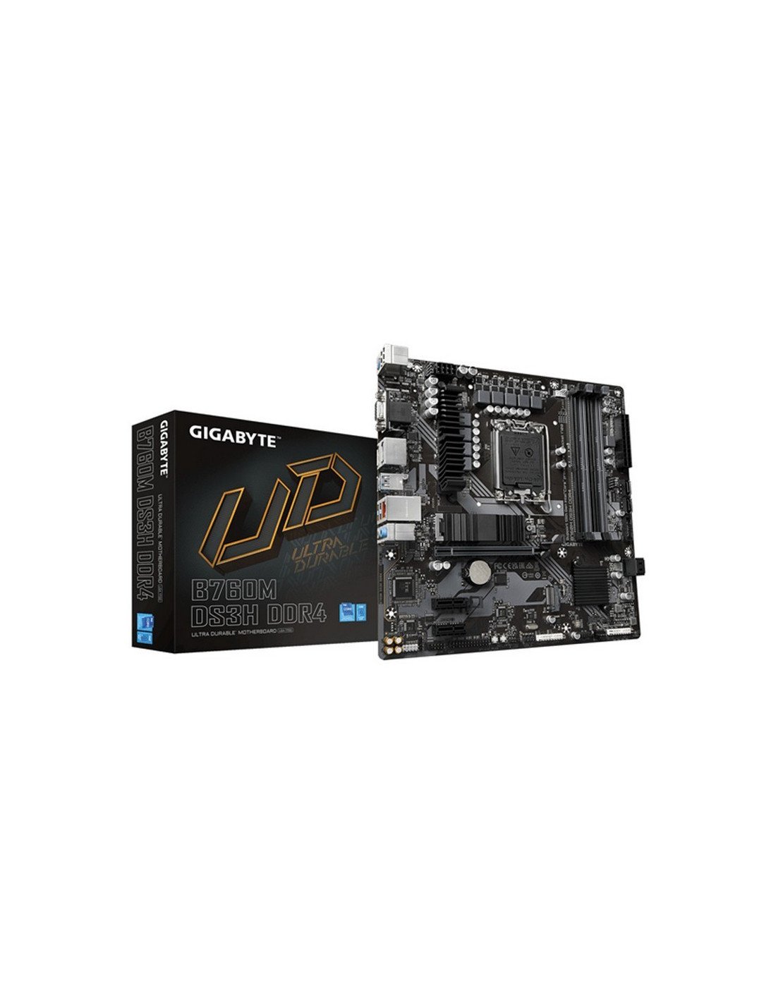 PLACA BASE GIGABYTE GA-B760M-DS3H 4XDDR4 MATX VGA + HDMI + DP