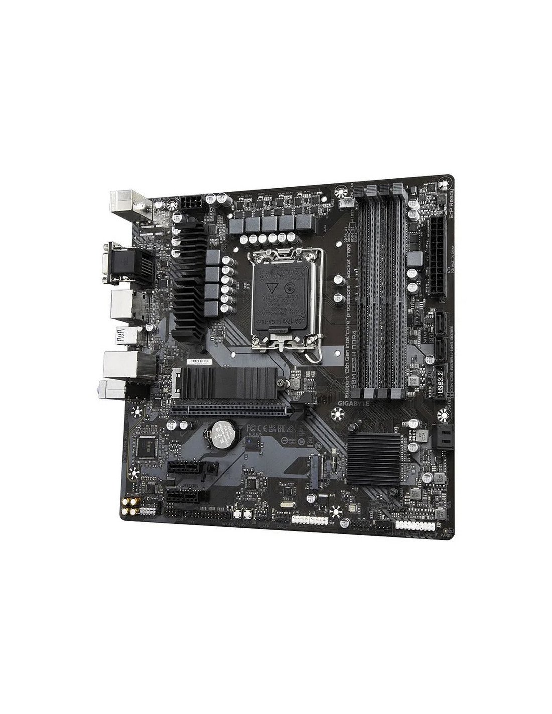 PLACA BASE GIGABYTE GA-B760M-DS3H 4XDDR4 MATX VGA + HDMI + DP