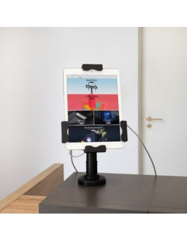 SOPORTE SOBREMESA TOOQ ANTIRROBO AJUSTABLE PARA TABLET 7.9-10.5 BLACK