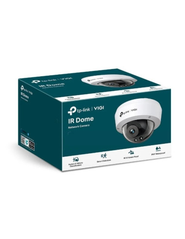 CAMARA IP TP-LINK VIGI DOMO INTERIOR/EXTERIOR 4MP 4MM IR 30M IP67/IK10 POE