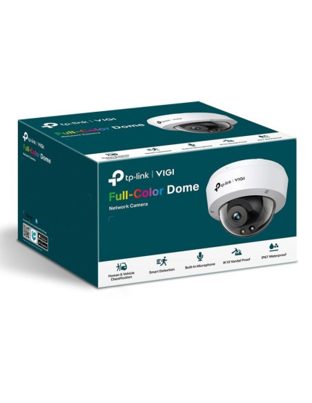 CAMARA IP TP-LINK VIGI DOME EXTERIOR/INTERIOR 3MP 2.8MM IR 30M IP67 POE/CC