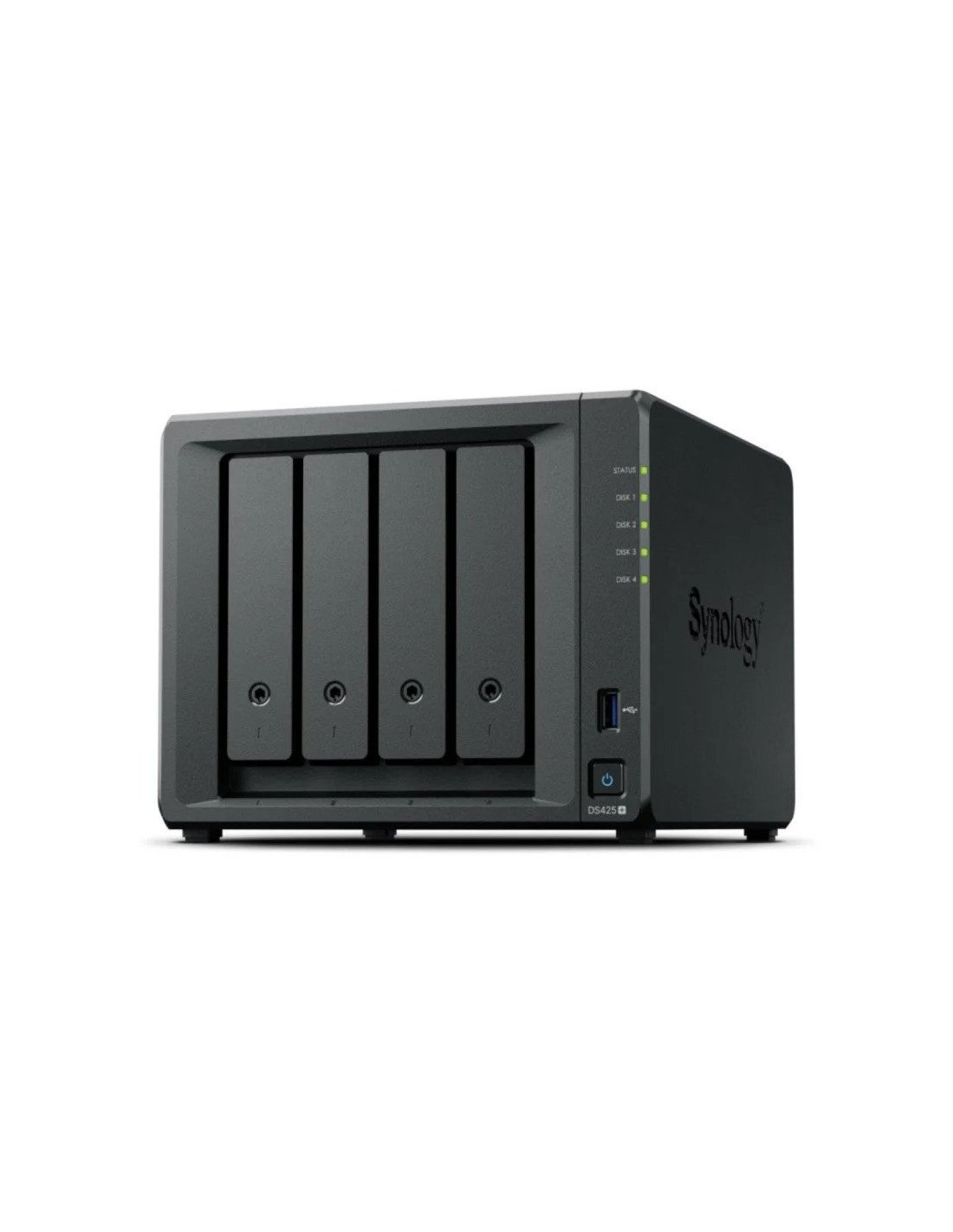 UNIDAD NAS SYNOLOGY DS425+ 4 HDD/SSD DISKSTATION CPU 2.7GHZ 2GB BLACK