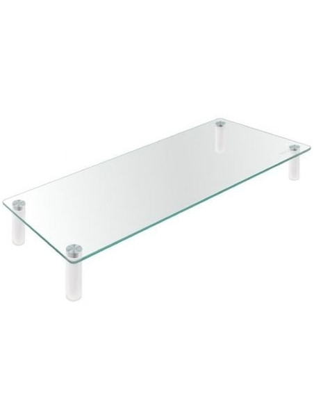 SOPORTE TOOQ SOBREMESA ELEVADOR PARA MONITOR/NOTEBOOK CRISTAL 20KG BLACK