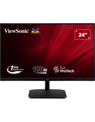 MONITOR VIEWSONIC 24 IPS 100HZ 1MS SLIM FRAME HDMI VGA EYE PROTECH 3YR GAR