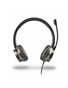 AURICULARES + MICROFONO NGS MSX11PRO JACK 3.5MM BLACK + ADAPTADOR DOBLE JACK 2