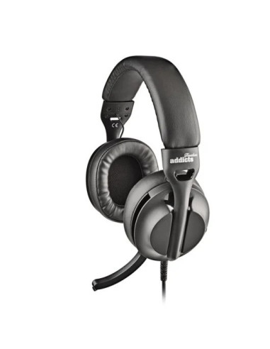 AURICULARES + MICROFONO NGS VOX805 USB-A/C BLACK
