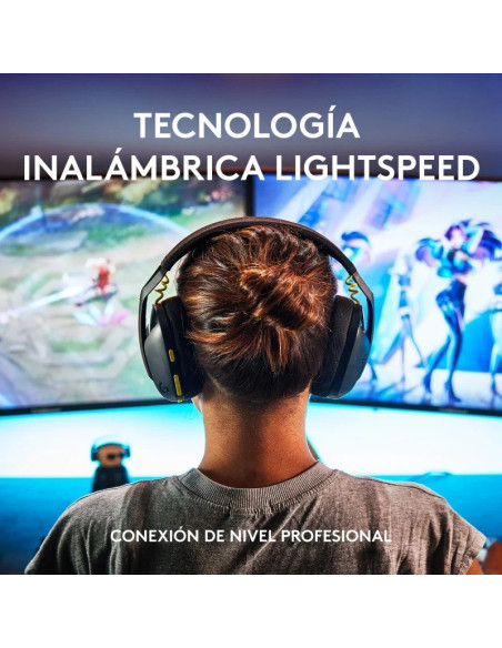 AURICULARES + MICROFONO GAMING LOGITECH G435 BLUETOOTH LIGHTSPEED BLACK