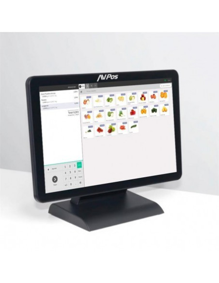 PACK TPV AVPOS K2000 15 I3/8GB/128GB/WIFI/BLUETOOTH/LAN 1000/W11P + TC15 USB