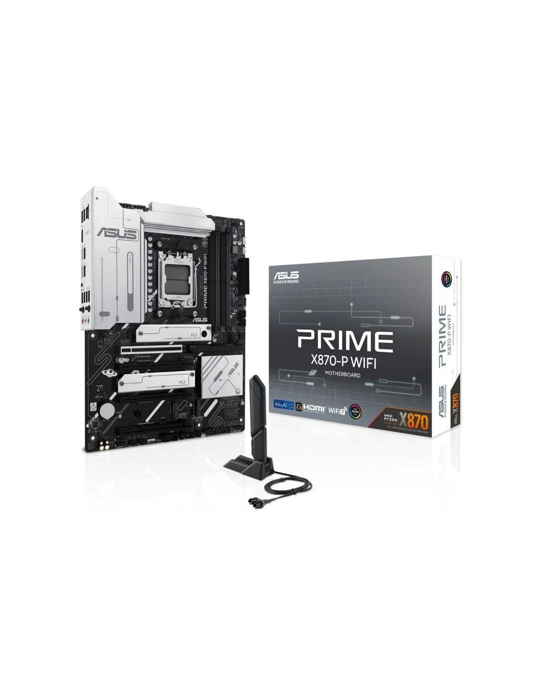 PLACA BASE ASUS PRIME X870-P WIFI ATX AM5 4XDDR5 USB-C HDMI