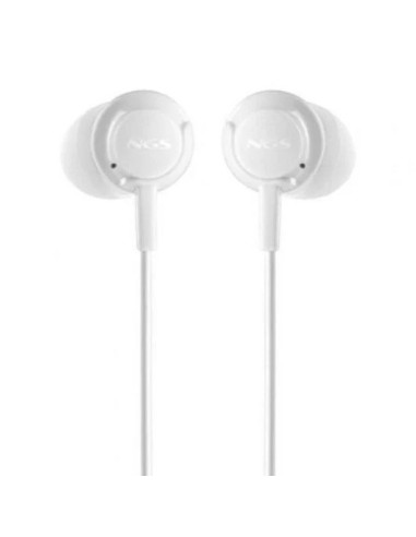 AURICULARES + MICROFONO NGS CROSS STEP IN EAR USB-C WHITE