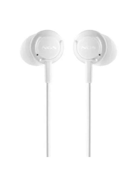 AURICULARES + MICROFONO NGS CROSS STEP IN EAR USB-C WHITE
