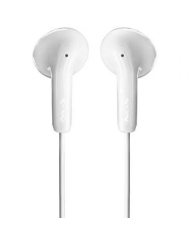 AURICULARES + MICROFONO NGS CROSS GLIDE IN EAR USB-C WHITE