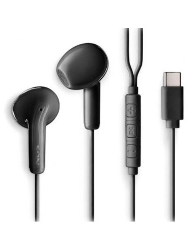 AURICULARES + MICROFONO NGS CROSS GLIDE IN EAR USB-C BLACK