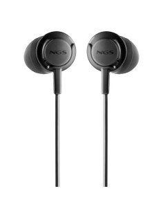 AURICULARES + MICROFONO NGS DRIFT IN EAR JACK 3,5MM BLACK