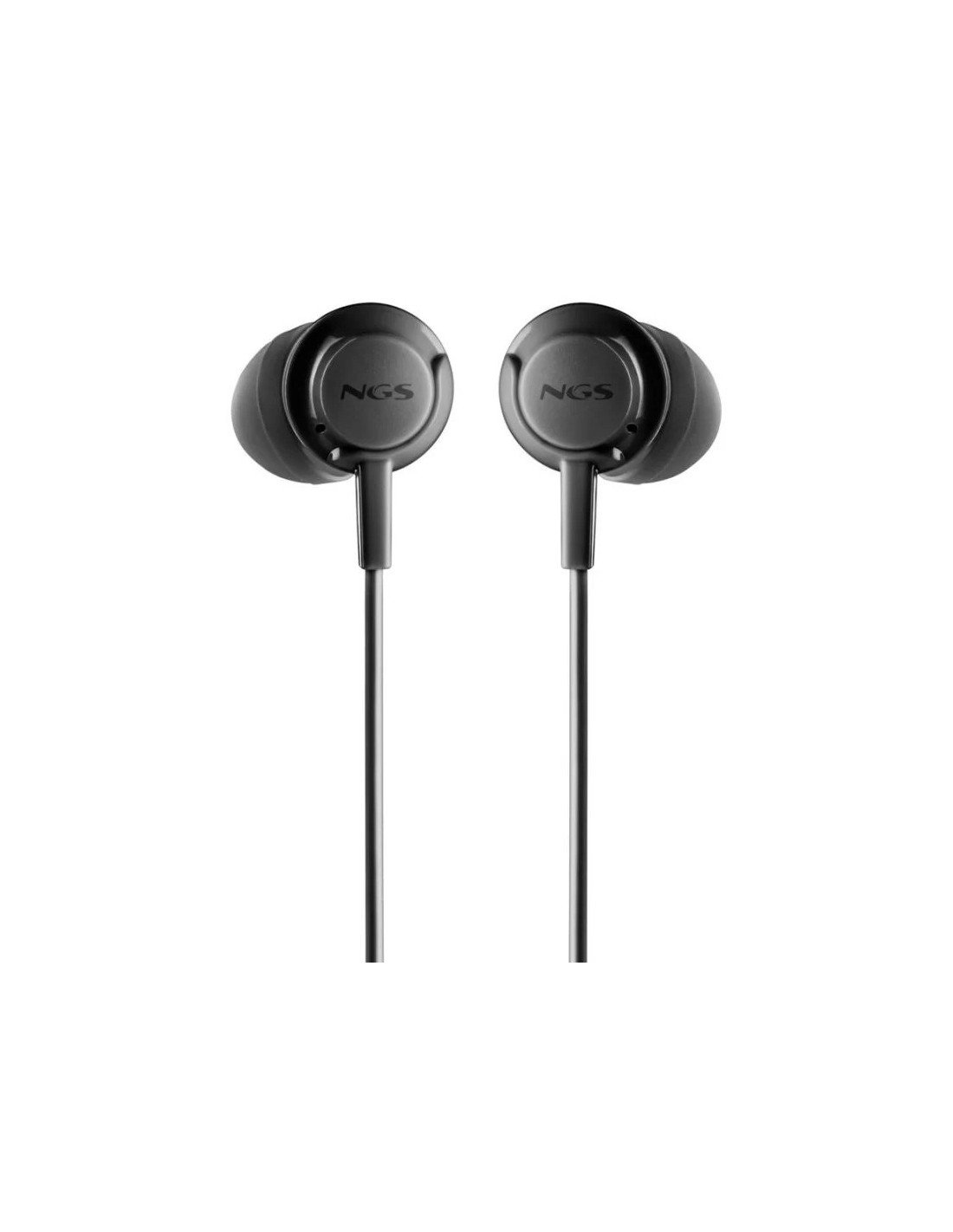 AURICULARES + MICROFONO NGS DRIFT IN EAR JACK 3,5MM BLACK