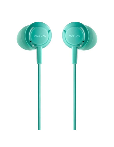 AURICULARES + MICROFONO NGS DRIFT IN EAR JACK 3,5MM GREEN MINT