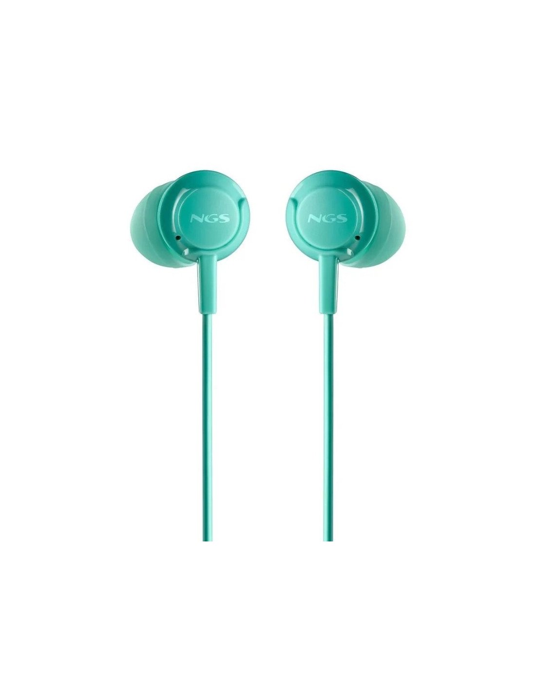 AURICULARES + MICROFONO NGS DRIFT IN EAR JACK 3,5MM GREEN MINT