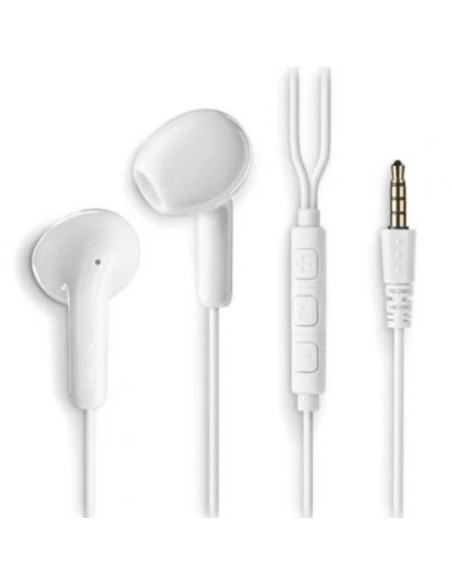 AURICULARES + MICROFONO NGS DRIFT IN EAR JACK 3,5MM WHITE