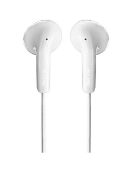 AURICULARES + MICROFONO NGS DRIFT IN EAR JACK 3,5MM WHITE