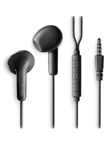 AURICULARES + MICROFONO NGS DRIFT IN EAR JACK 3,5MM BLACK