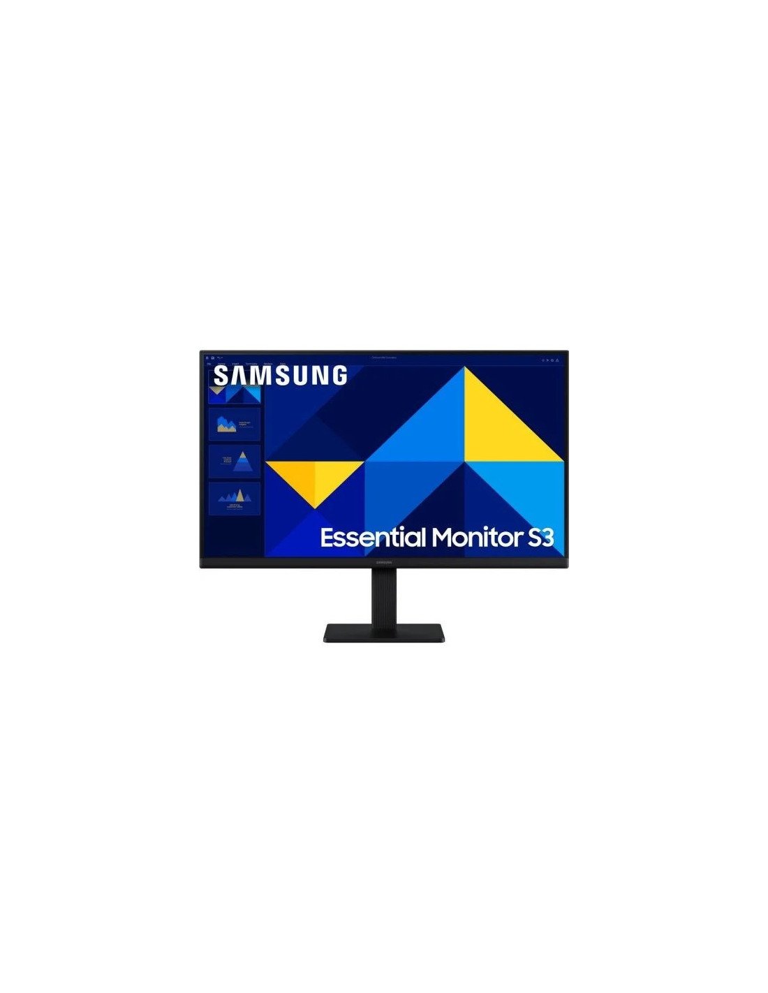 MONITOR SAMSUNG ESSENTIAL S3 24 IPS 100HZ VGA HDMI BLACK