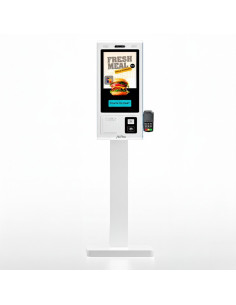 KIOSKO AUTOSERVICIO AVPOS SMARTLINE SUELO 27 I5 10TH/8GB/256GB/WIFI/PRINTER/2D/W11PRO WHITE