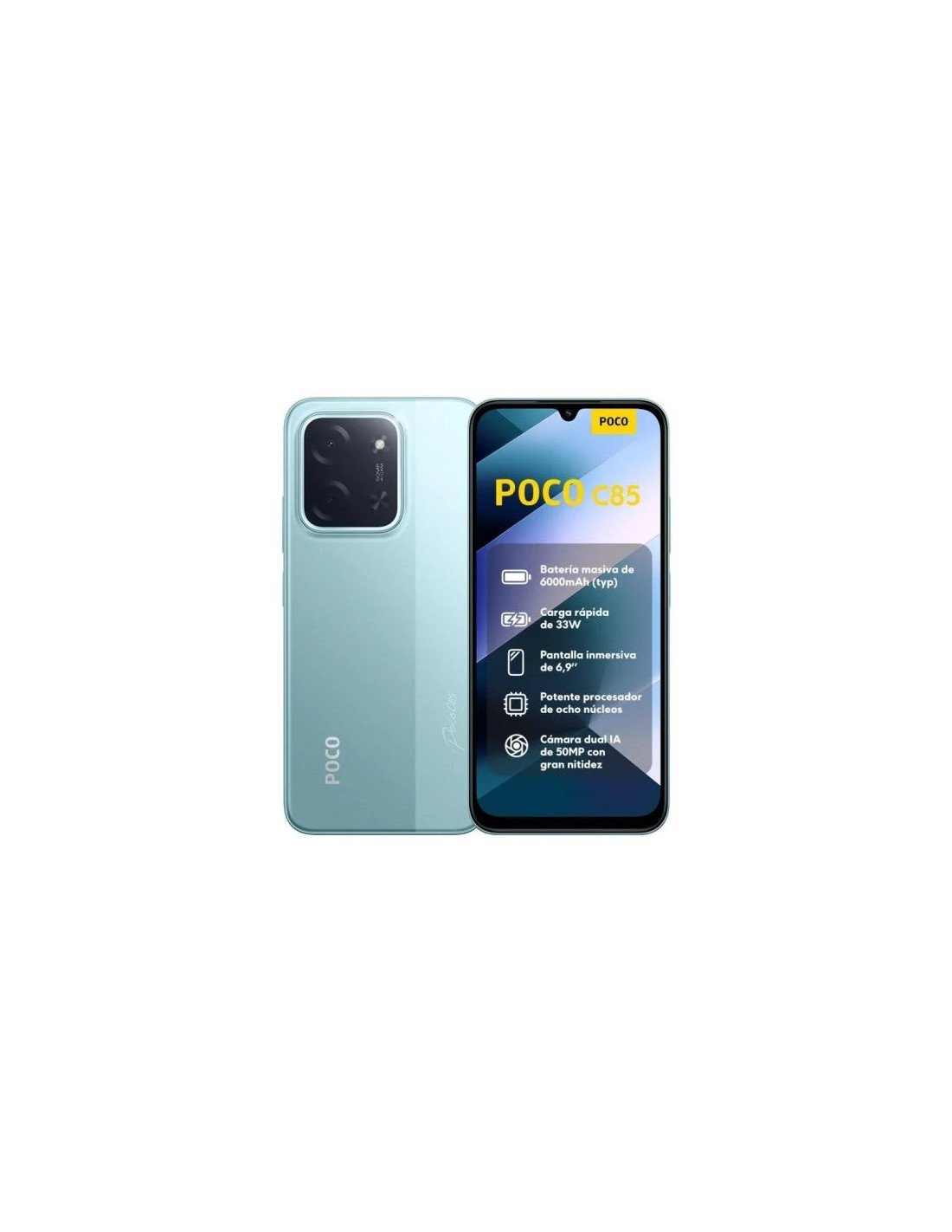 SMARTPHONE POCO C85 6.9 6GB/128GB/50MP/NFC/4G GREEN