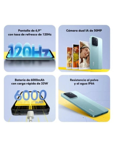 SMARTPHONE POCO C85 6.9 6GB/128GB/50MP/NFC/4G PURPLE