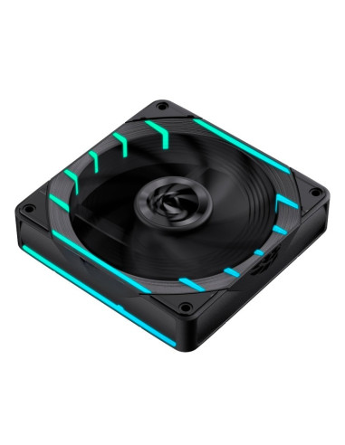 VENTILADOR GM 12CM ADICIONAL GAMING CLAW CHASIS ARGB SILENCIOSO BLACK