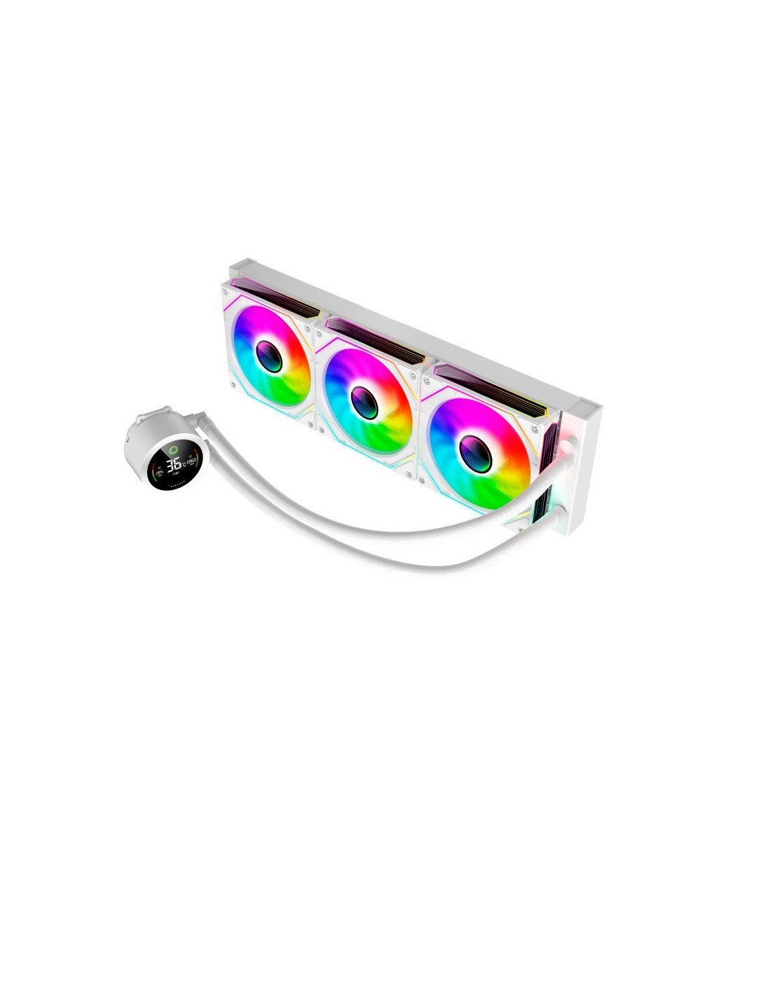 REFRIGERACION LIQUIDA CPU ICEBERG ARGB 360MM DIGITAL WHITE