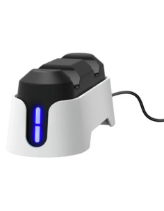 BASE DE CARGA TRUST GXT 228 PARA 2 MANDOS PS5 RGB BLACK/WHITE 2