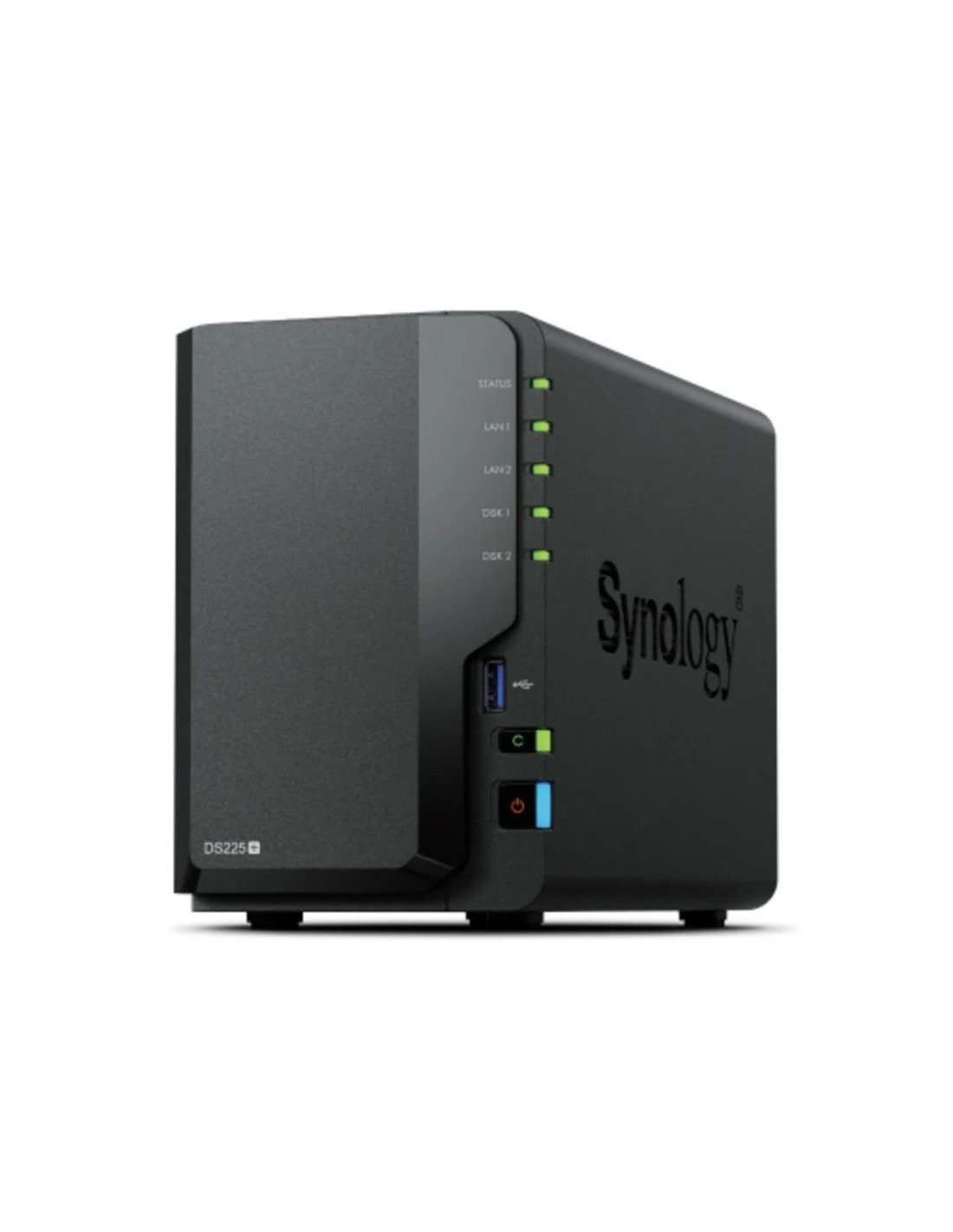 UNIDAD NAS SYNOLOGY DISKSTATION DS225+ 2 BAHIAS 3.5/2.5 2GB DDR4